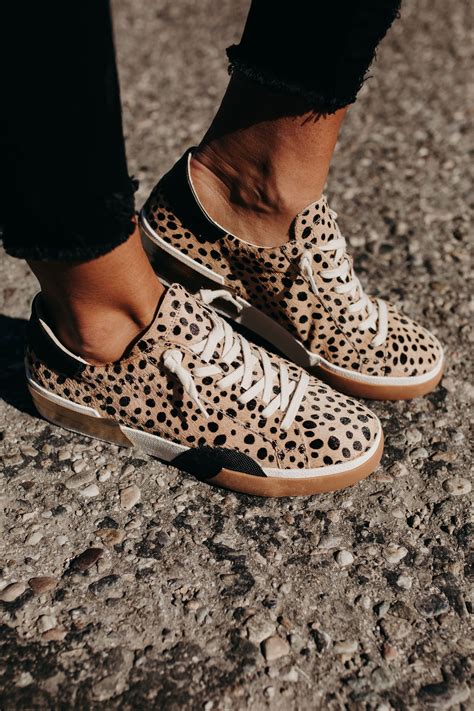 ladies leopard print sneakers